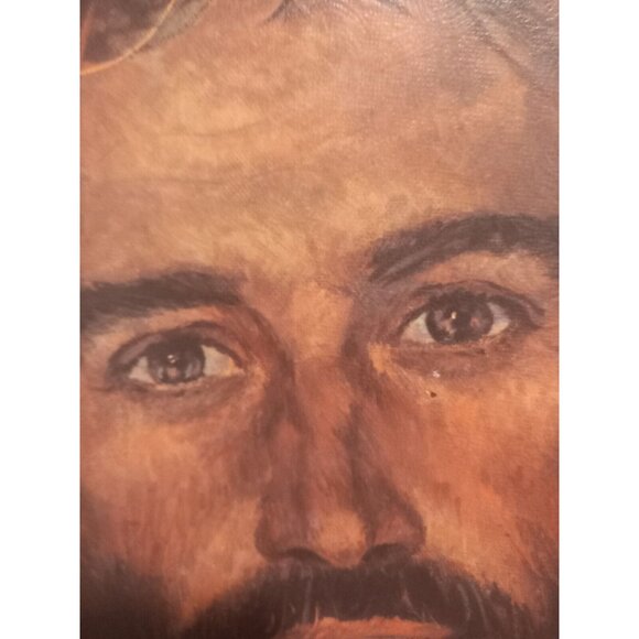 Jesus Painting Richard Hook Framed Numbered Print1969 CPH 38-1572 printed in USA - Picture 4 of 9